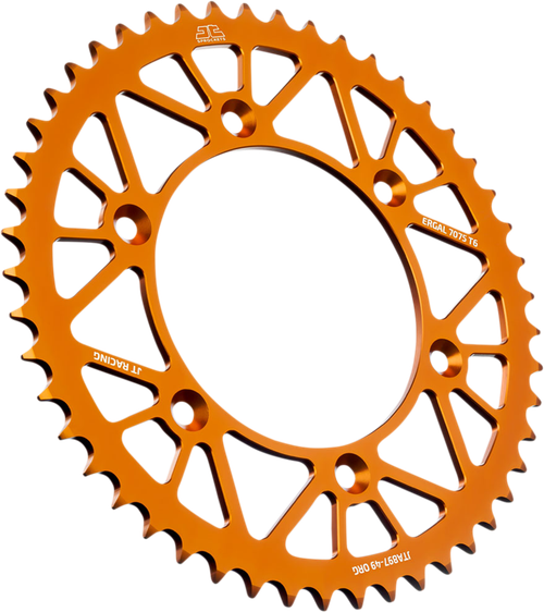 JT SPROCKETS - JTA897.49ORG - Rear Sprocket - Orange - 49-Tooth
