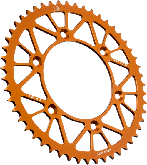 JT SPROCKETS - JTA897.51ORG - Rear Sprocket - Orange - 51-Tooth