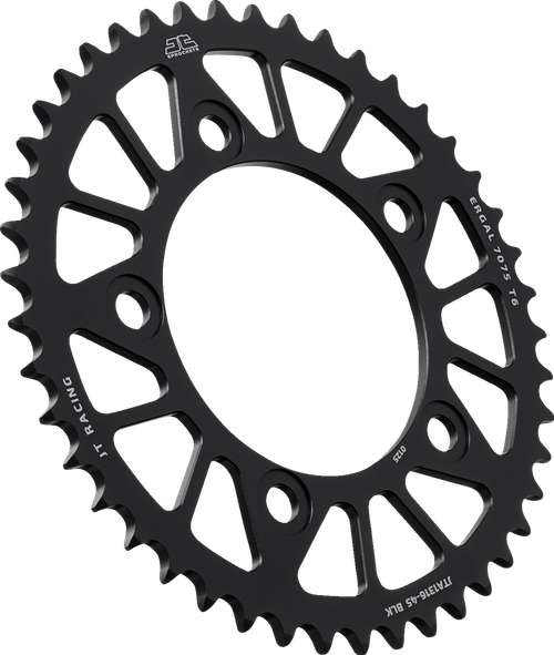 JT SPROCKETS - JTA1316.45BLK - Rear Sprocket - Aluminum - 45 Tooth - Black - Honda