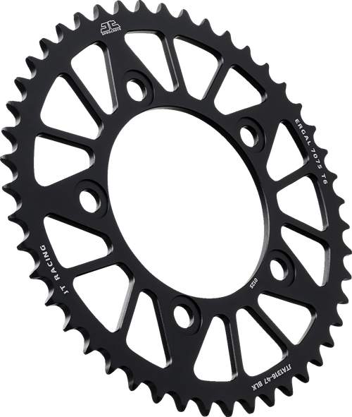 JT SPROCKETS - JTA1316.47BLK - Rear Sprocket - Aluminum - 47 Tooth - Black - Honda
