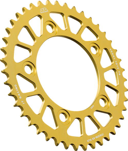 JT SPROCKETS - JTA1316.43GLD - Rear Sprocket - Aluminum - 43 Tooth - Gold - Honda