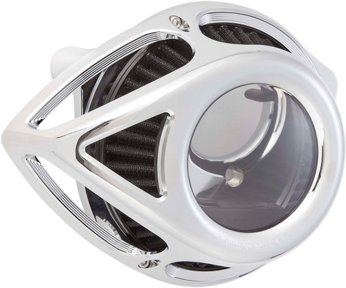 ARLEN NESS - 18-989 - Clear Tear Air Cleaner Kit - Chrome