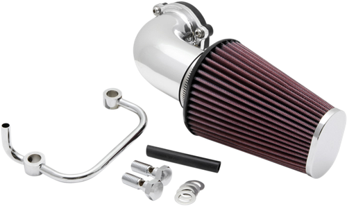 K & N - 57-1126P - Aircharger Intake System with Mandrel-Bent Aluminum Intake Tube Kit - Bright Chrome