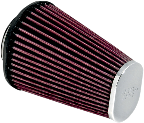 K & N - RC-3680 - Replacement Air Filter - Aircharger Intake - Chrome