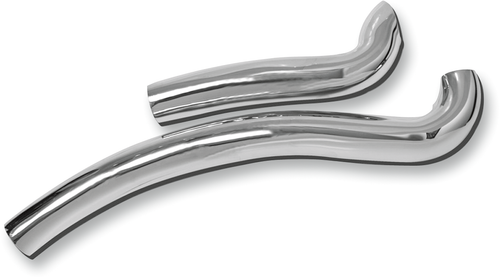 BASSANI XHAUST - HS-XL-FF12 - Sweeper Heat Shields - Chrome