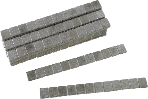 K&L SUPPLY - 32-8126 - Wheel Weights - Rectangle - Adhesive Stick-On - Chrome - 360 Pack