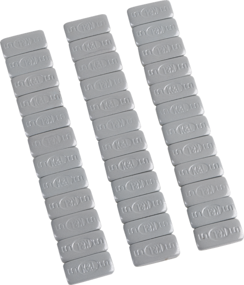 K&L SUPPLY - 32-2413 - Wheel Weights - Rectangle - Adhesive Stick-On - Silver - 36 Pack