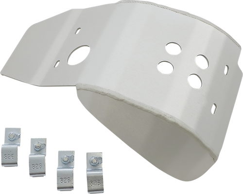 MOOSE OFFROAD - 0506-1835 - Skid Plate - Silver - Honda - CRF 450 R/RX '21-'22
