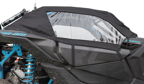 MOOSE OFFROAD - 0521-1806 - Side Enclosure - Black - Can-Am - Maverick '17-'25