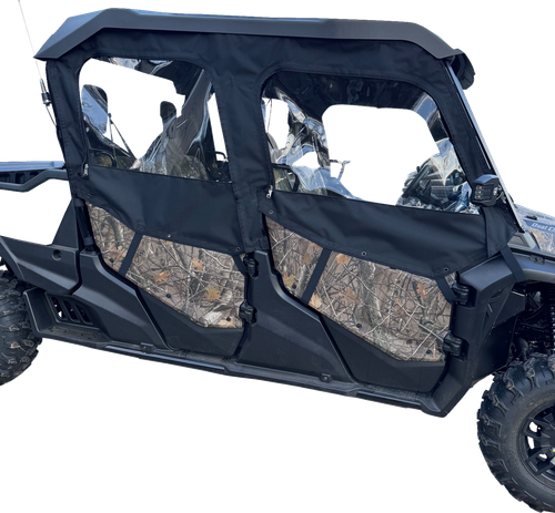 MOOSE OFFROAD - 0521-2117 - Side Enclosures - Black - Honda - Pioneer '23-'25