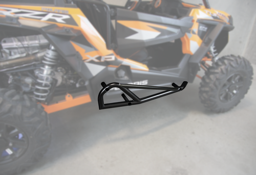 MOOSE OFFROAD - 0530-1424 - Nerf Bars - Black - RZR 2-Seater