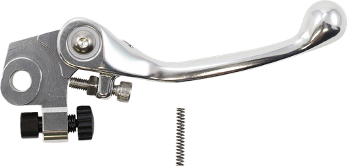 MOOSE OFFROAD - 0614-1830 - Flex FG Forged 6061-T6 Brake Lever - Silver