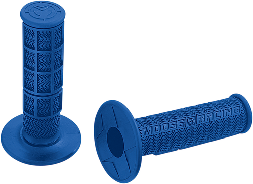 MOOSE OFFROAD - 0630-0394 - Flange Style Stealth MX Grips - Blue