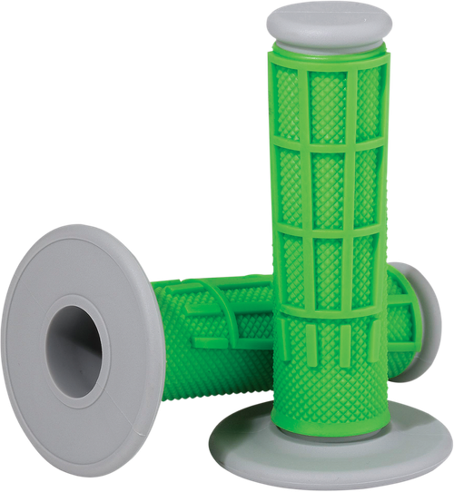 MOOSE OFFROAD - 0630-2664 - Comp Diamond Half Waffle Grips - Green