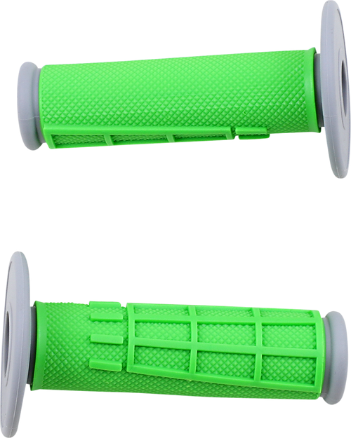 MOOSE OFFROAD - 0630-2664 - Comp Diamond Half Waffle Grips - Green