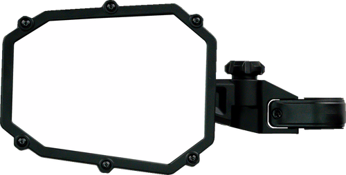 MOOSE OFFROAD - 0640-1686 - Mirror - Side View - Octagon - Black