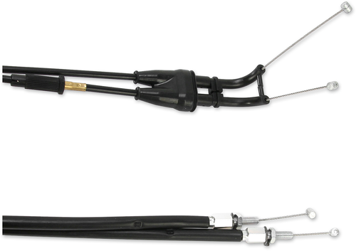 MOOSE OFFROAD - 0650-1203 - Black Vinyl Throttle Cable - 33-1/2" - Kawasaki