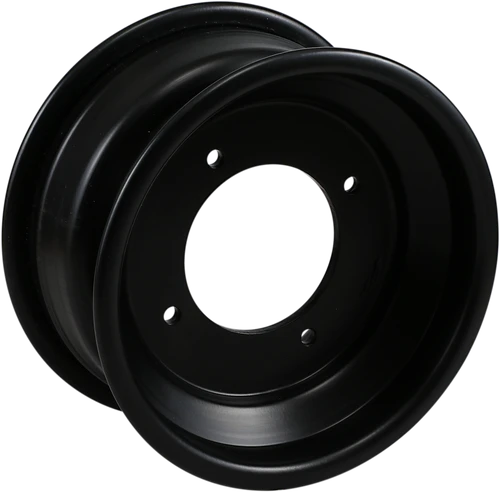 AMS - 261RL105156B3 - Wheel - Spun - Rolled-Lip - Front - Black - 10x5 - 4/156 - 3+2