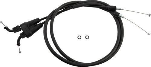 MOOSE OFFROAD - 0650-1724 - Black Vinyl Throttle Cable - Stock Length - Gas Gas/Husqvarna/KTM