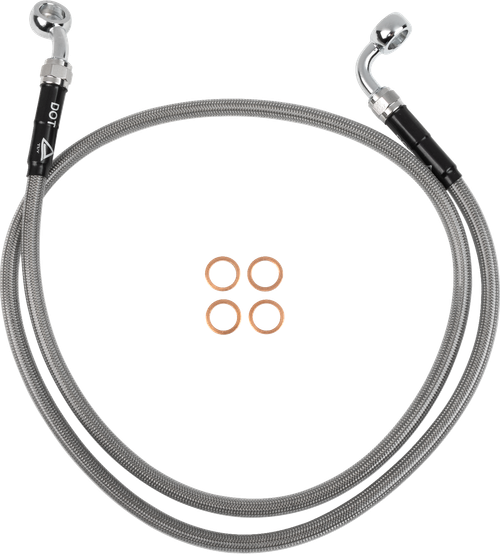 MOOSE OFFROAD - 0661-0092 - Stainless Steel Braided Clutch Line - Beta