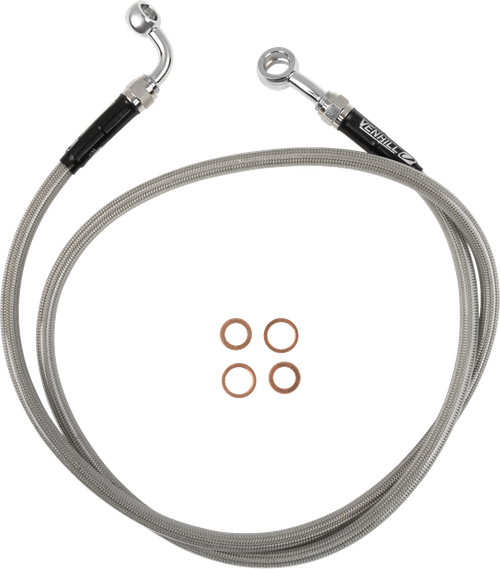 MOOSE OFFROAD - 0661-0100 - Stainless Steel Braided Clutch Line - Gas Gas/Husqvarna