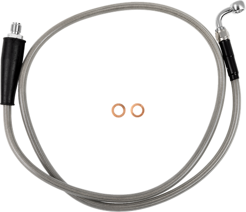 MOOSE OFFROAD - 0661-0107 - Stainless Steel Braided Clutch Line - KTM/Husqvarna