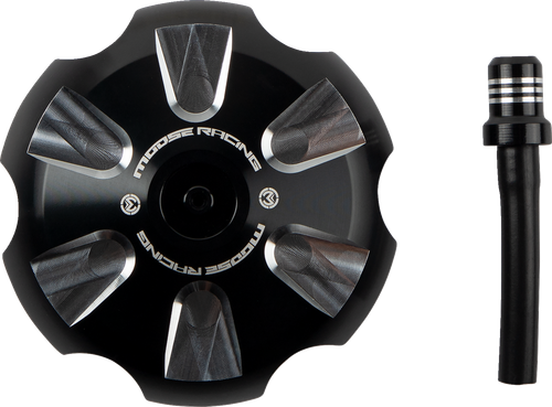 MOOSE OFFROAD - 0703-0894 - Aluminum Gas Cap - Black - Gas Gas