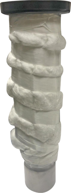 BASSANI XHAUST - B22122MSQ - Quiet Baffle - 2-1/4" x 12-1/4"