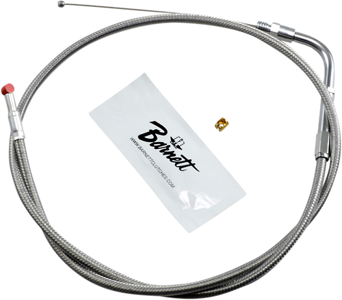 BARNETT - 1023030014 - Stainless Steel Throttle Cable - Dyna/FXR/Softail