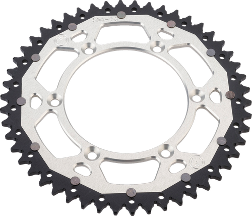 MOOSE OFFROAD - 1210-1482 - Dual Sprocket - 50 Tooth - Silver - Yamaha