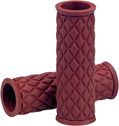 BILTWELL - 6706-0301 - Alumicore Grips - Replacement - Oxblood