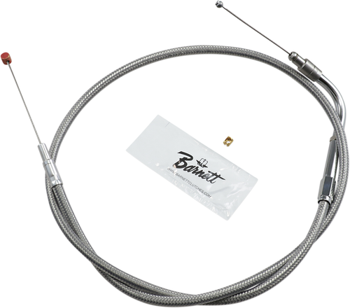 BARNETT - 40096SCDS - Stainless Steel Throttle Cable - '96-'06 Sportster