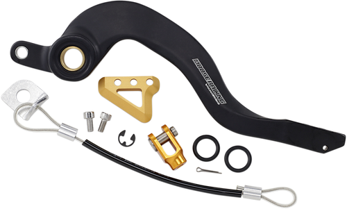 MOOSE OFFROAD - 1610-0345 - Brake Pedal - Gold - Suzuki