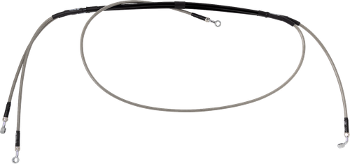 MOOSE OFFROAD - 1741-6772 - Brake Line Pair - Stainless Steel
