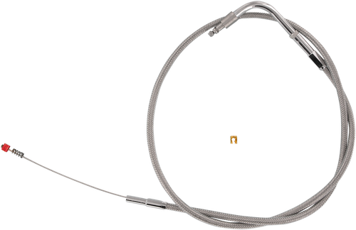 BARNETT - 1023040012 - Stainless Steel Idle Cable - '01-'15 Softail