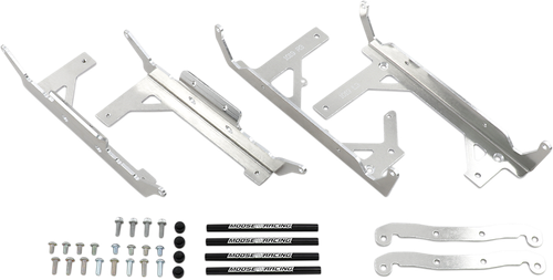 MOOSE OFFROAD - 1901-0769 - Radiator Braces - Silver - Gas Gas/Husqvarna/KTM