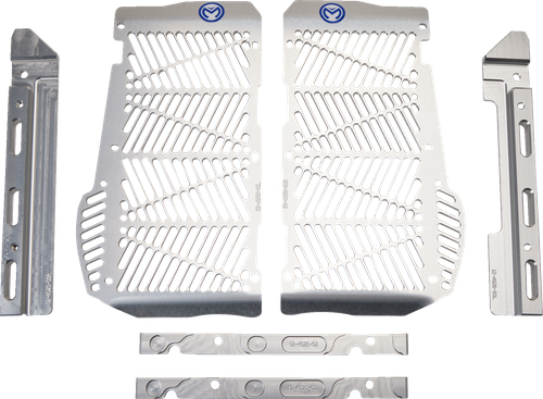 MOOSE OFFROAD - 1901-0874 - Billet Radiator Guards - Silver - Beta