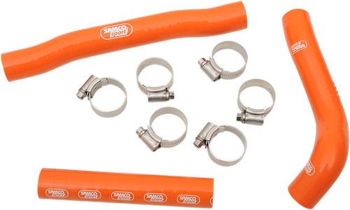 MOOSE OFFROAD - 1902-1179 - Race Fit Radiator Hose Kit - Orange - KTM