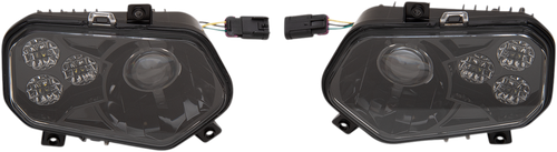 MOOSE OFFROAD - 2001-2225 - LED Headlight - Black - Polaris