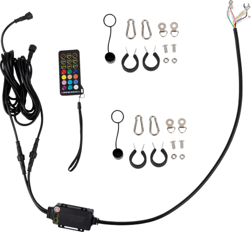 MOOSE OFFROAD - 2040-3162 - Quick Disconnect Whip Light - 3'