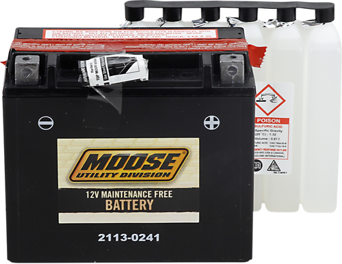 MOOSE OFFROAD - 2113-0241 - AGM Battery - YTX20HL-BS