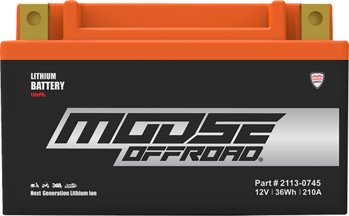 MOOSE OFFROAD - 2113-0746 - Battery - Lithium LiFePO4 - HUTX14H-FP