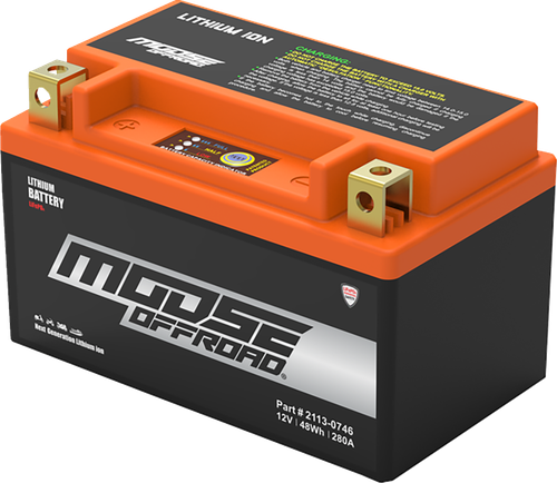 MOOSE OFFROAD - 2113-0746 - Battery - Lithium LiFePO4 - HUTX14H-FP