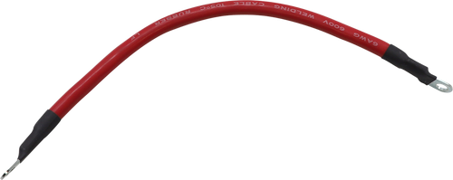 MOOSE OFFROAD - 2113-0810 - Battery Cable - 10" - Red
