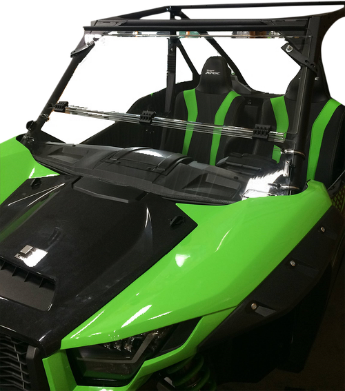 MOOSE OFFROAD - 2317-0448 - Full Folding Windshield - KRX
