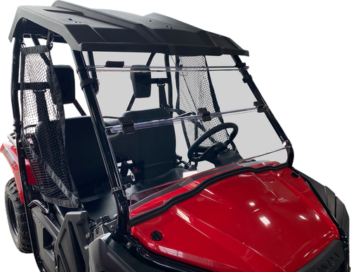 MOOSE OFFROAD - 2317-0530 - Full Folding Windshield - Deluxe - Pioneer 500/520