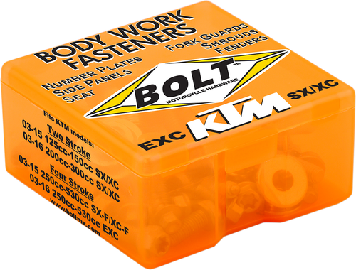 BOLT - KTM-PFK1 - Body Work Fastener Kit - '03-'16 KTM