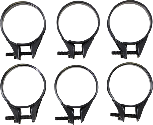 MOOSE OFFROAD - 2402-0281 - Carburetor Clamps - 35-38 mm - 6-Pack