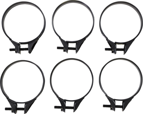 MOOSE OFFROAD - 2402-0283 - Carburetor Clamps - 49-51 mm - 6-Pack