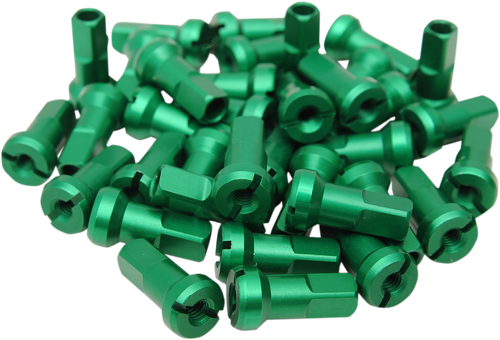 MOOSE OFFROAD - 0211-0193 - Spoke Nipples - MX1 - Green - 8 Gauge - Set